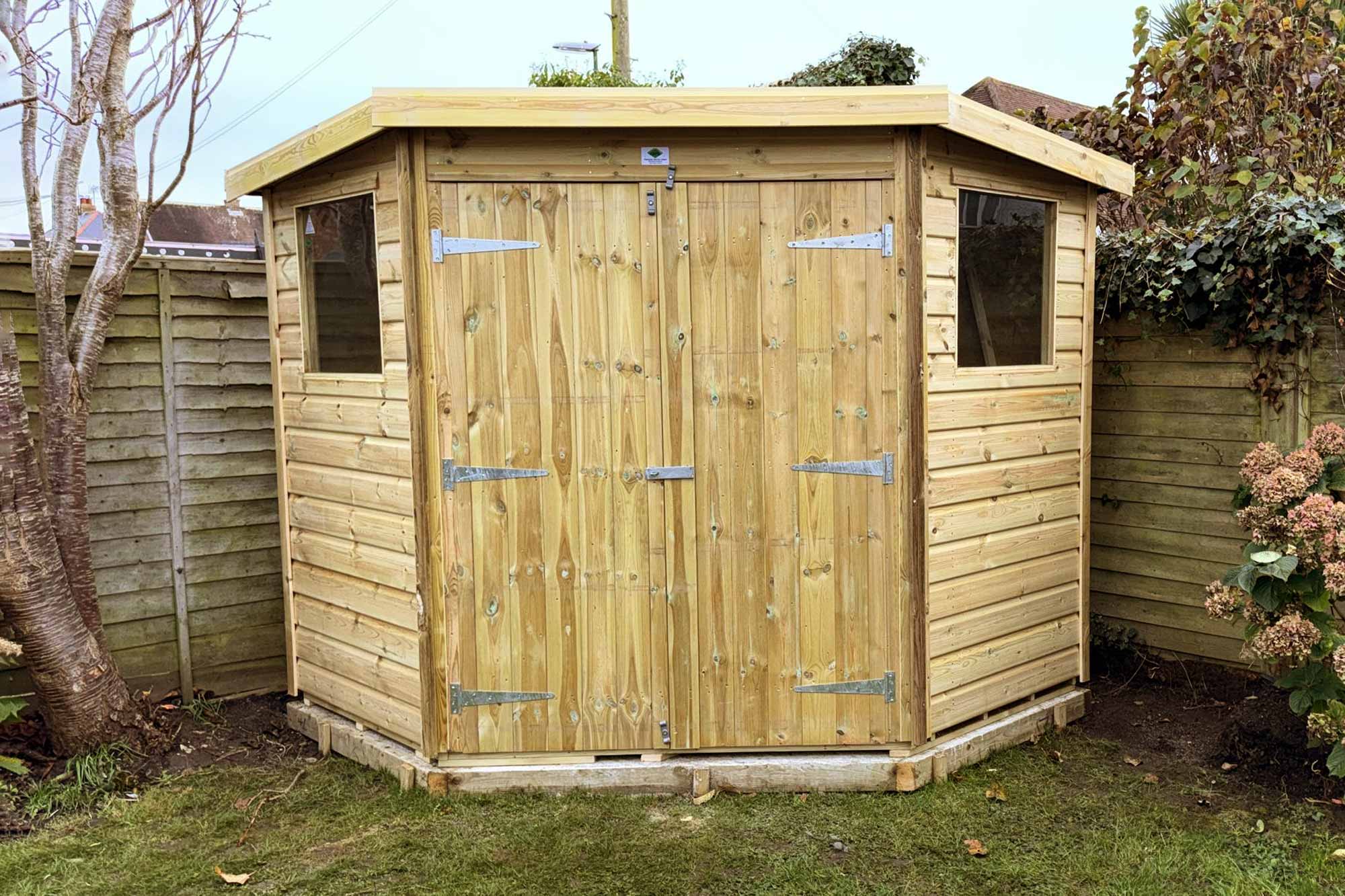 Corner Pent Shed Corner Pent Shed